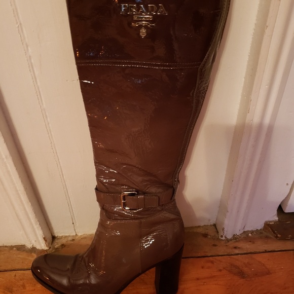 Prada leather boots, size 37 - Picture 3 of 4